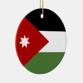 Jordan Flag Keramik Ornament (Rechts)
