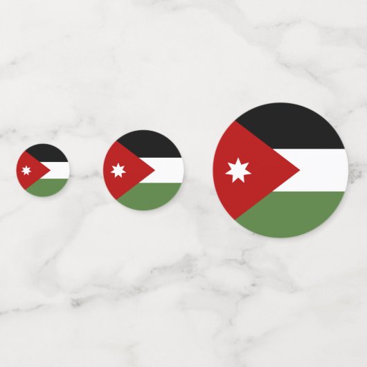 Jordan Flag Konfetti (Rückseiten)