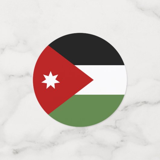 Jordan Flag Konfetti (Klein Vorderseite)