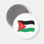Jordan Flag Magnet (Vorderseite/Rückseite)
