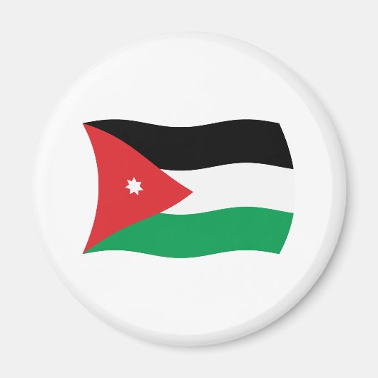 Jordan Flag Magnet (Vorne)