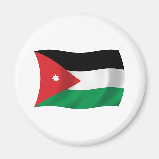 Jordan Flag Magnet (Vorne)