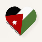 Jordan Flag Notizblock (Vorderseite)