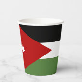 Jordan Flag Pappbecher (Vorderseite)