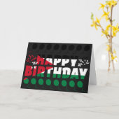 Jordan Flag Patriotic Birthday Karte (Gelbe Blume)