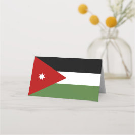 Jordan Flag Platzkarte