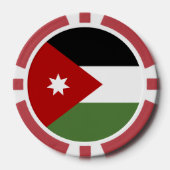 Jordan Flag Pokerchips (Vorderseite)