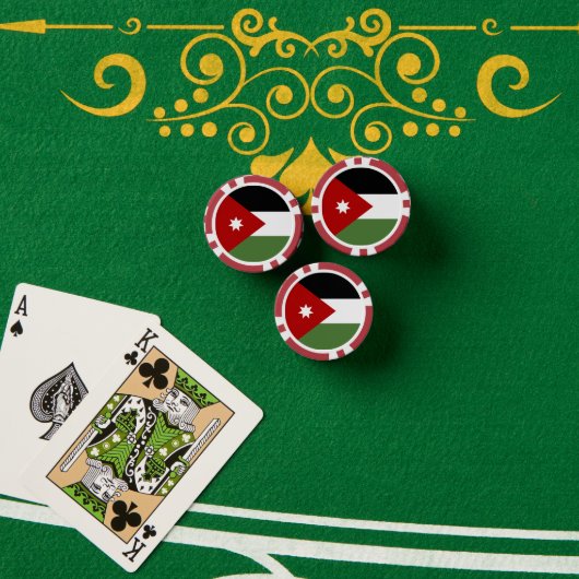 Jordan Flag Pokerchips (Pokertisch (Stapel))