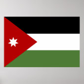 Jordan Flag Poster (Vorne)
