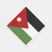 Jordan Flag Serviette (Ecke)
