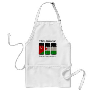 Jordan Flag Spice Jars Schürze