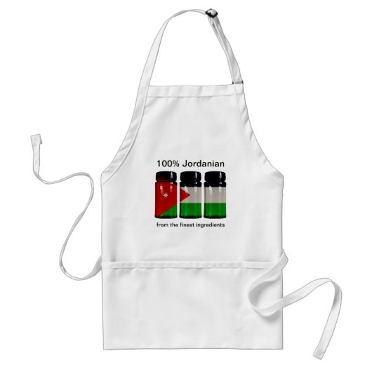 Jordan Flag Spice Jars Schürze (Vorne)