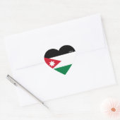 Jordan Flag Splendid Patriotic Herz-Aufkleber (Umschlag)