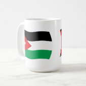 Jordan Flag Tasse (Vorderseite Links)