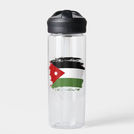 Jordan Flag Trinkflasche (Vorderseite)