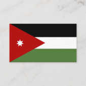 Jordan Flag Visitenkarte (Vorderseite)