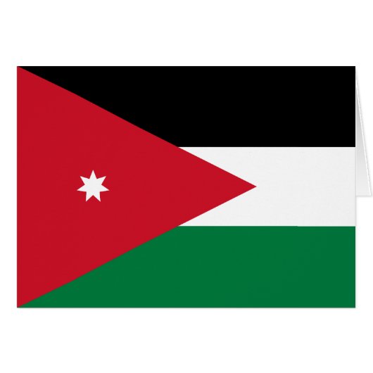 Jordan-Flagge (Vorderseite (Horizontal))