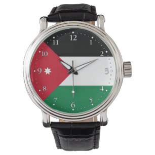 Jordan-Flagge Armbanduhr