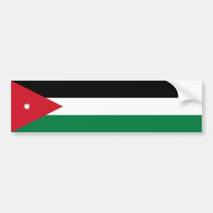 Jordan-Flagge Autoaufkleber
