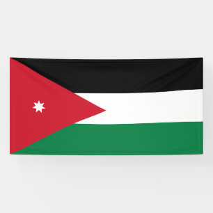 Jordan-Flagge Banner