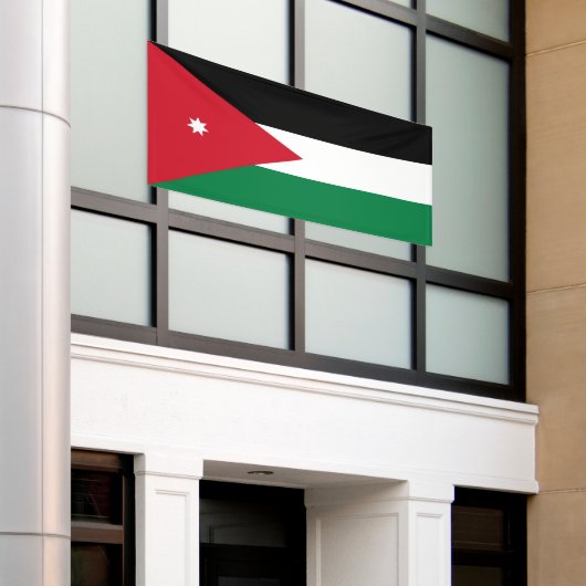 Jordan-Flagge Banner (Äußeres Gebäude)