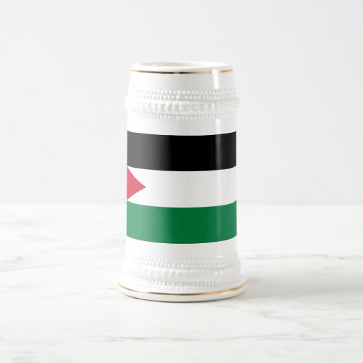 Jordan-Flagge Bierglas (Mittel)
