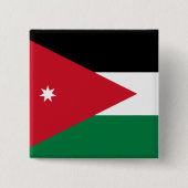 Jordan-Flagge Button (Vorderseite)