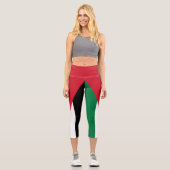 Jordan-Flagge Capri Leggings (Vorderseite)