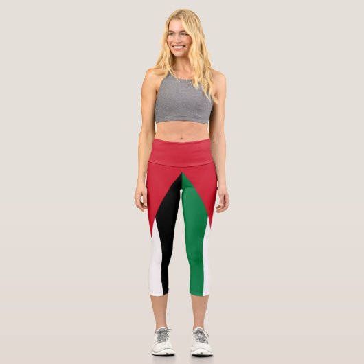 Jordan-Flagge Capri Leggings (Vorderseite)