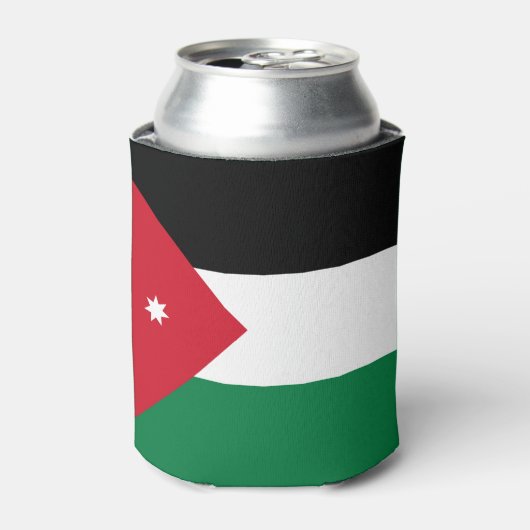 Jordan-Flagge Dosenkühler (Kanne Vorderseite)