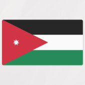 Jordan-Flagge Etiketten (Design 2)