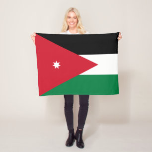 Jordan-Flagge Fleecedecke