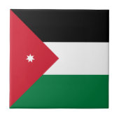 Jordan-Flagge Fliese (Vorderseite)