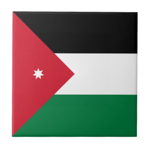 Jordan-Flagge Fliese