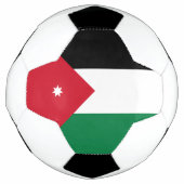 Jordan-Flagge Fußball (Vorderseite)