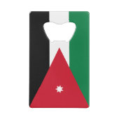 Jordan-Flagge Geldbeutel Flaschenöffner (Rückseite)
