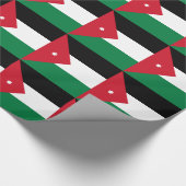 Jordan-Flagge Geschenkpapier (Ecke)