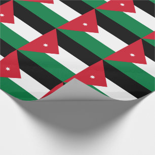 Jordan-Flagge Geschenkpapier