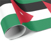Jordan-Flagge Geschenkpapier (Rolleneckpunkt)