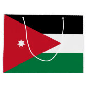Jordan-Flagge Große Geschenktüte (Rückseite)