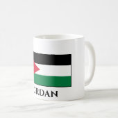 Jordan-Flagge Kaffeetasse (VorderseiteRechts)