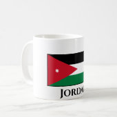 Jordan-Flagge Kaffeetasse (Vorderseite Links)