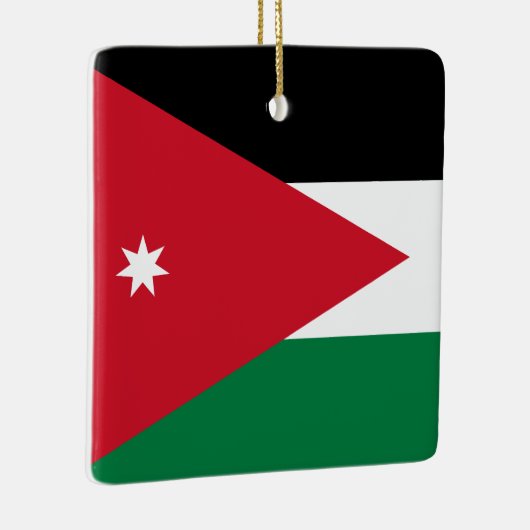 Jordan-Flagge Keramikornament (Rechts)