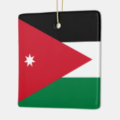 Jordan-Flagge Keramikornament (Links)