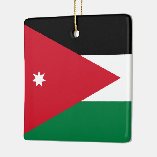 Jordan-Flagge Keramikornament (Links)