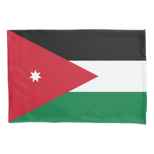 Jordan-Flagge Kissenbezug (Vorderseite)