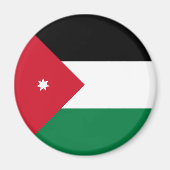 Jordan-Flagge Magnet (Vorne)