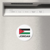Jordan-Flagge Magnet (In Situ (Geschirrspüler))