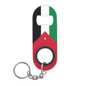 Jordan-Flagge Mini Flaschenöffner (Vorderseite)