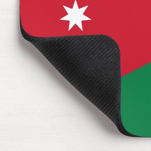 Jordan-Flagge Mousepad (Ecke)
